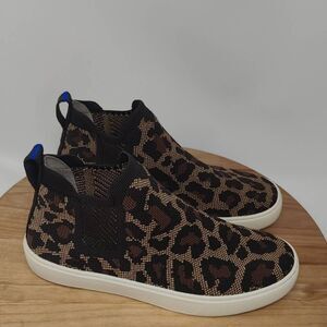 Rothy's The Chelsea Wildcat Boots- Womens- Size 7-Brown Tan-Slip On-Casual Shoe